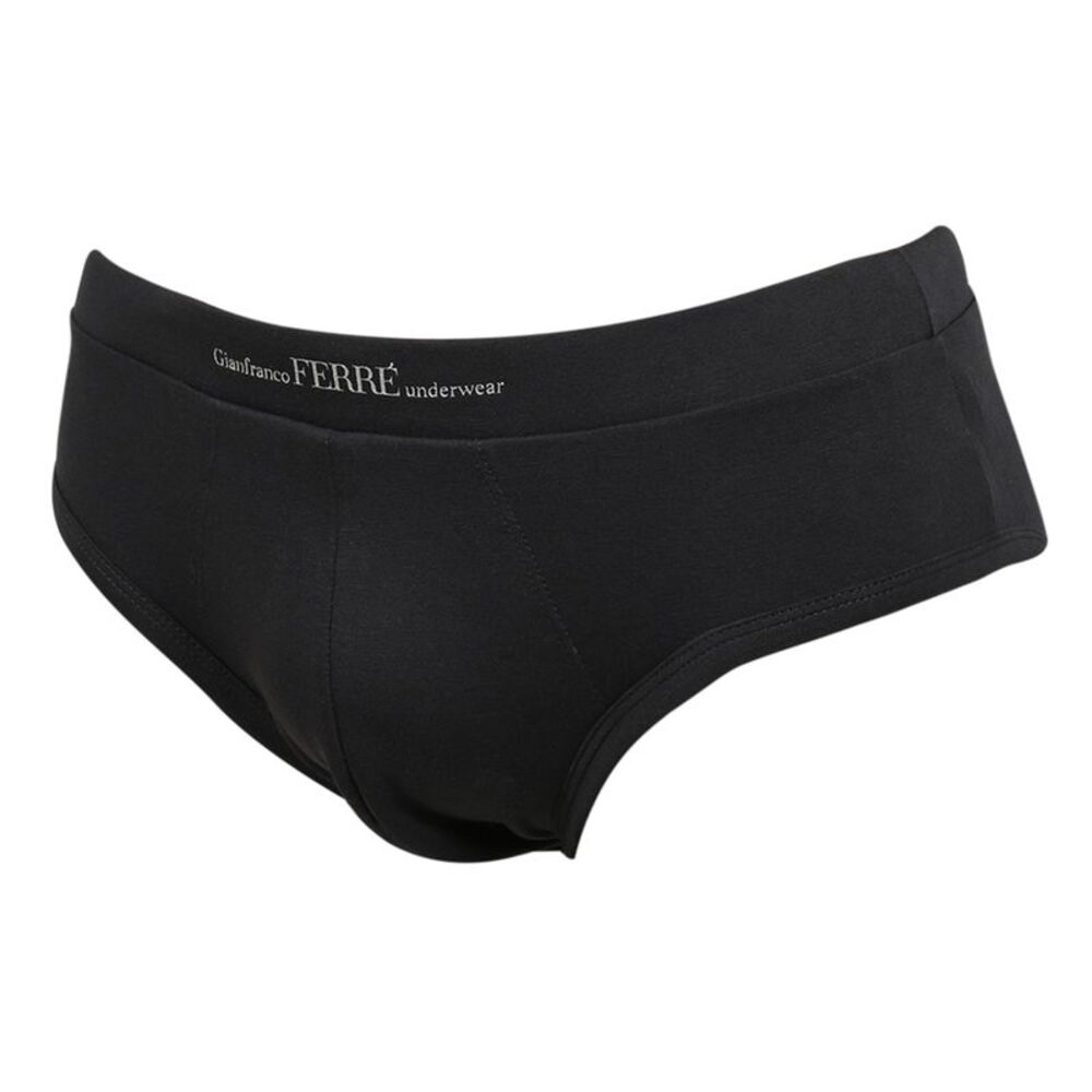 Gianfranco Ferre CORTO NR Black Cotton Blend Mens Brief Underwear